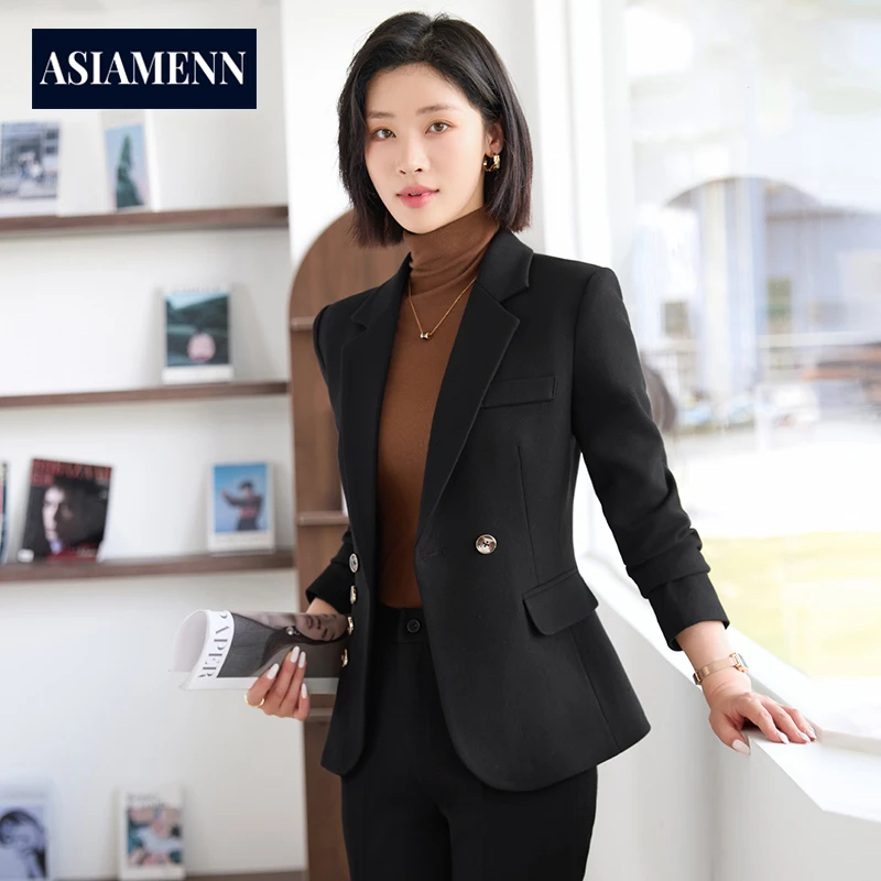 高档西装套装女士2025秋冬季高级感时尚通勤收腰西服职场办公工装