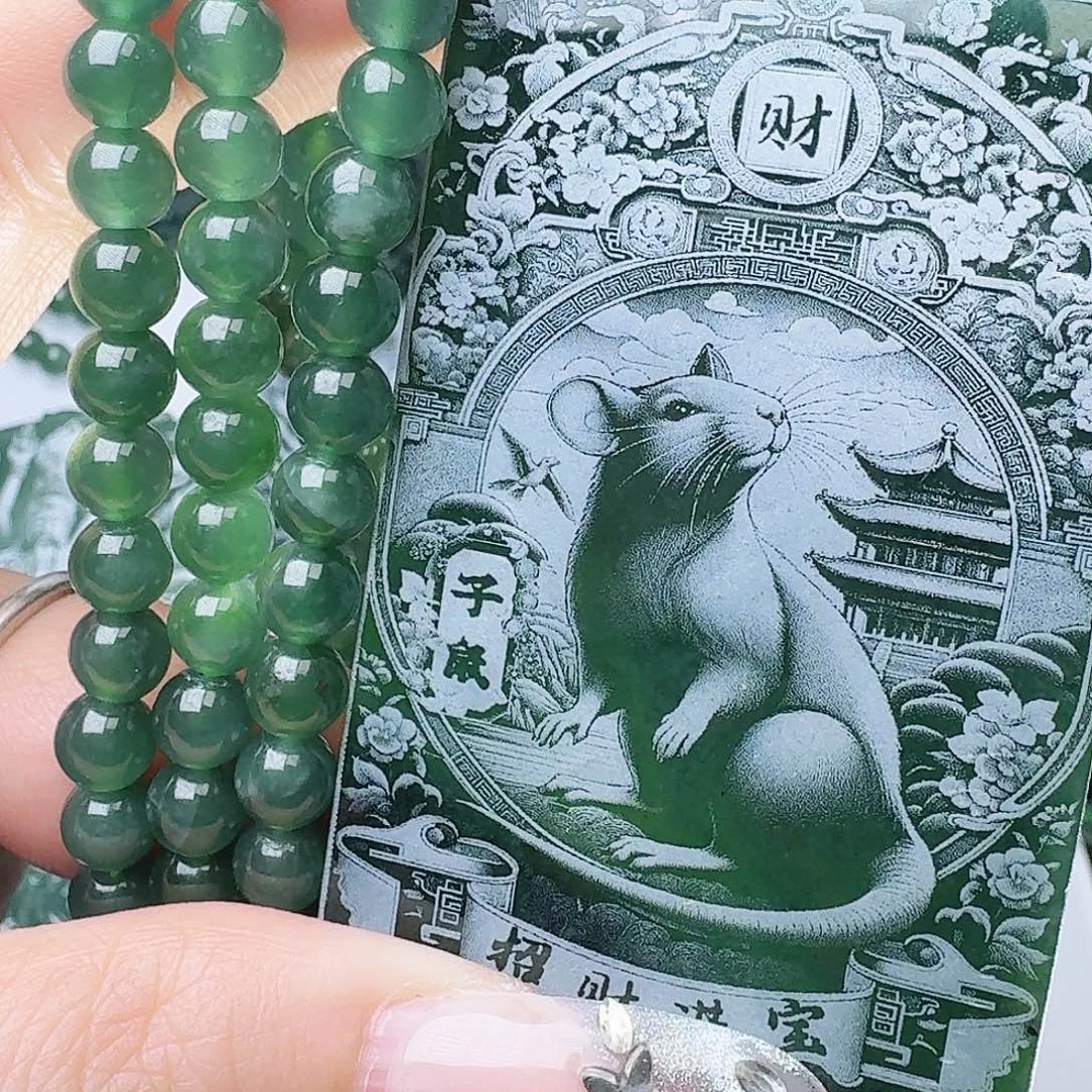 翡翠未镶嵌颈饰111