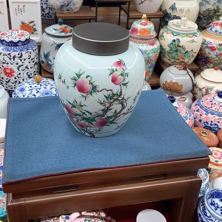 瓷片茶叶茶叶罐密封