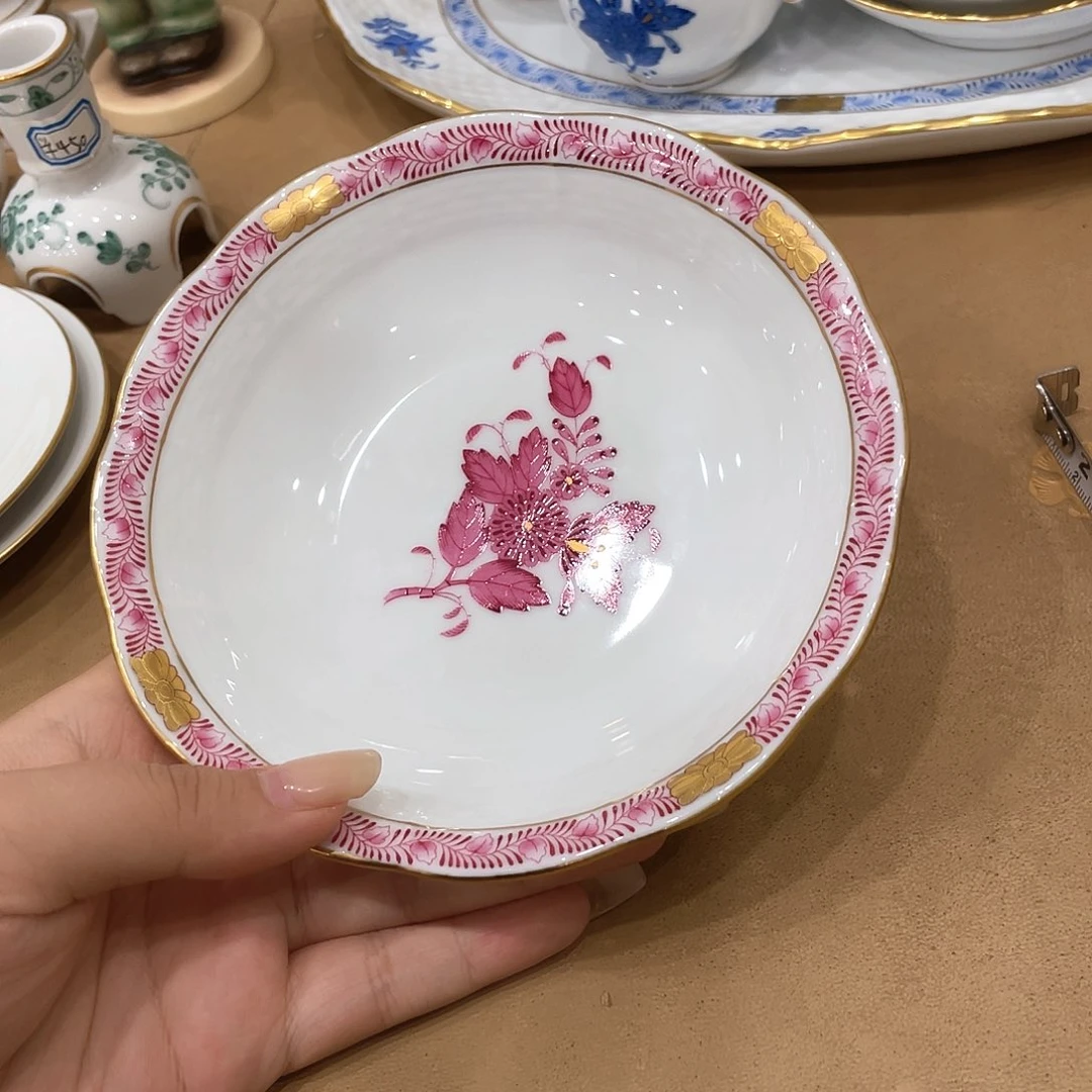 瓷片中古一等小汤碟