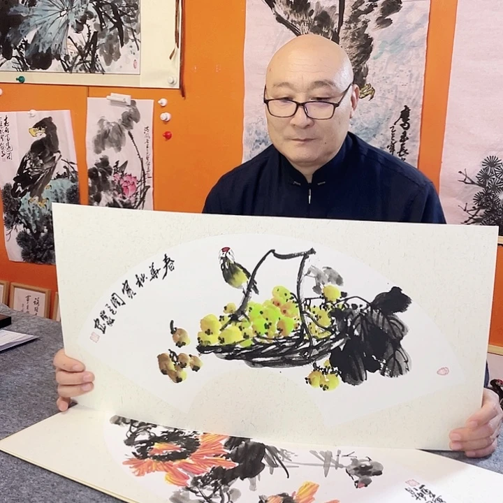 国画张圣敏先生纯手绘作品