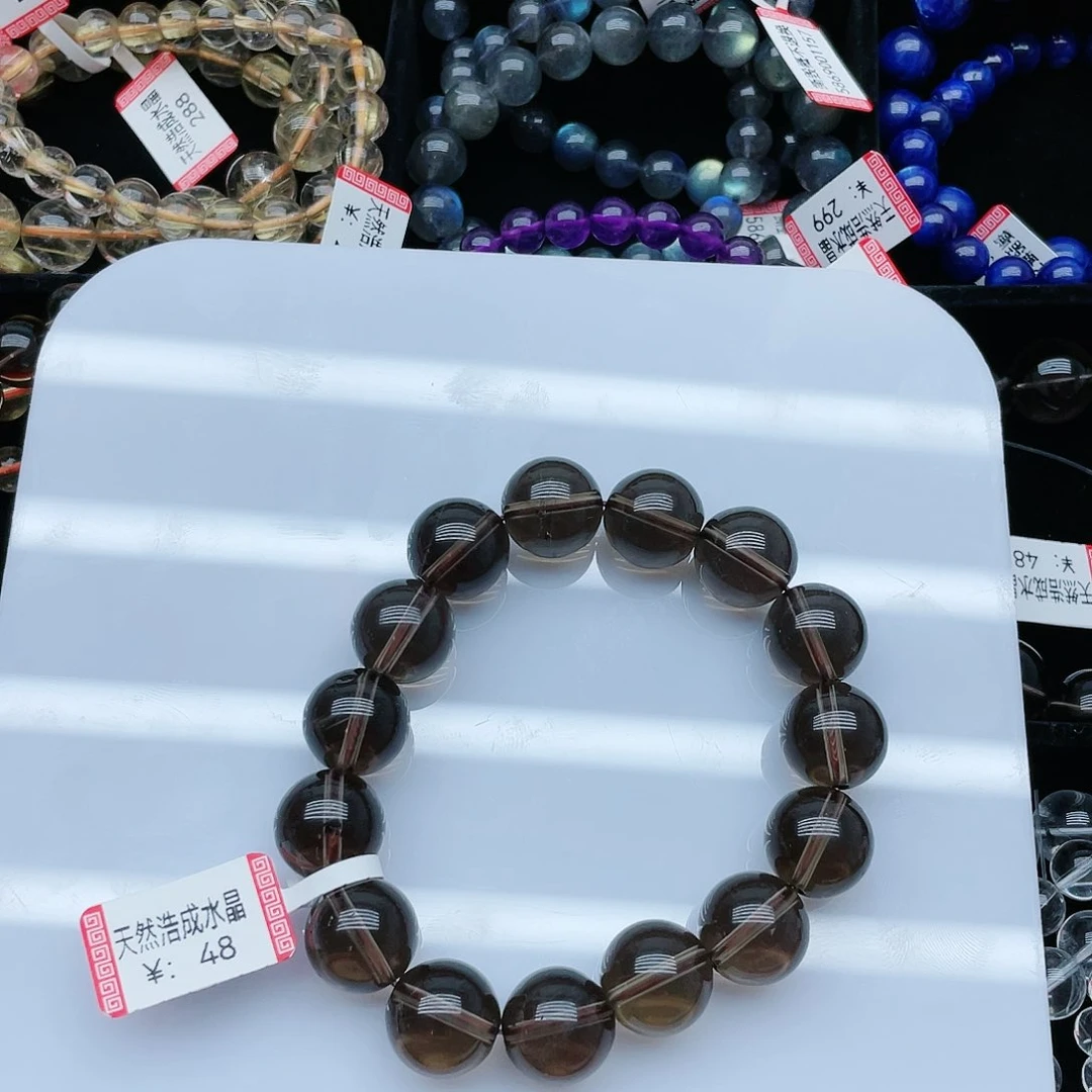 水晶手串未镶嵌茶晶