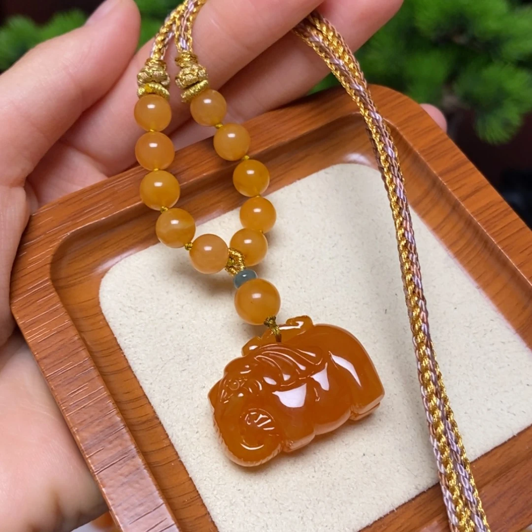 【闪购商品】未镶嵌颈饰蜜蜡项链