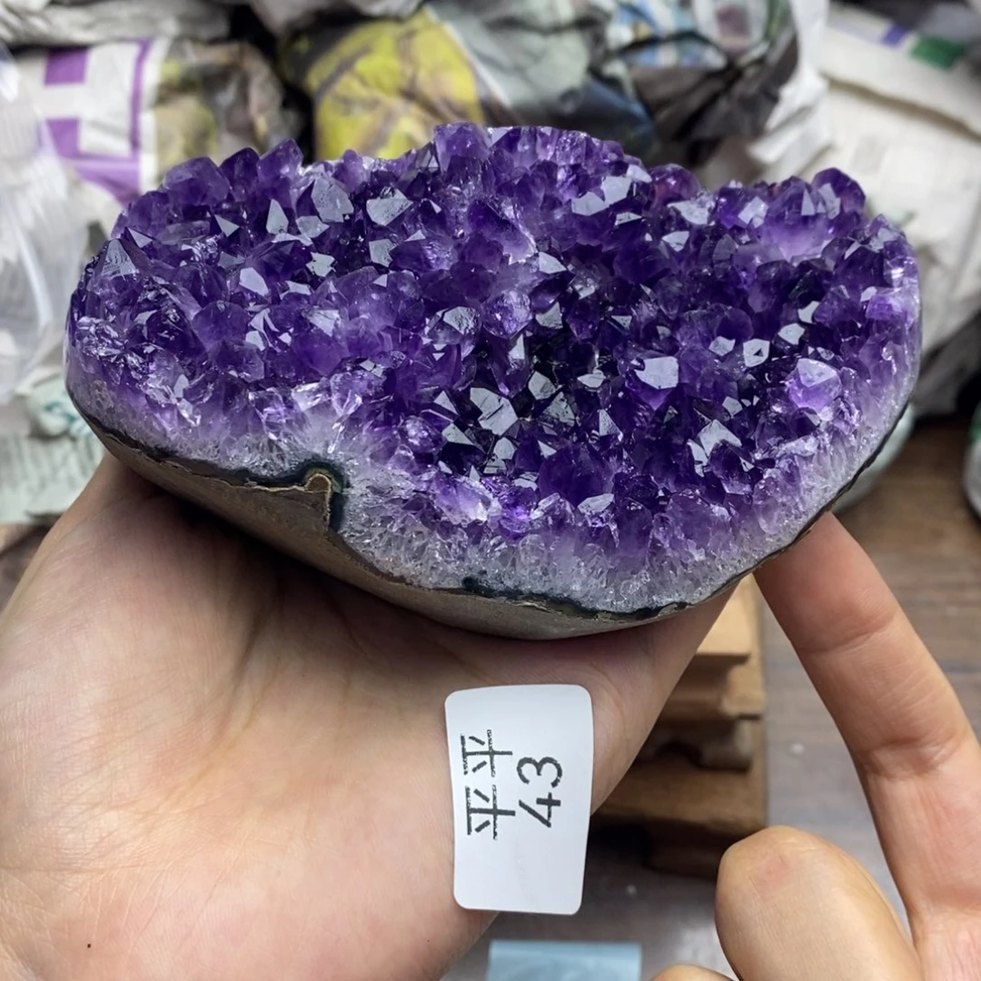 紫晶珠宝半成品未镶嵌