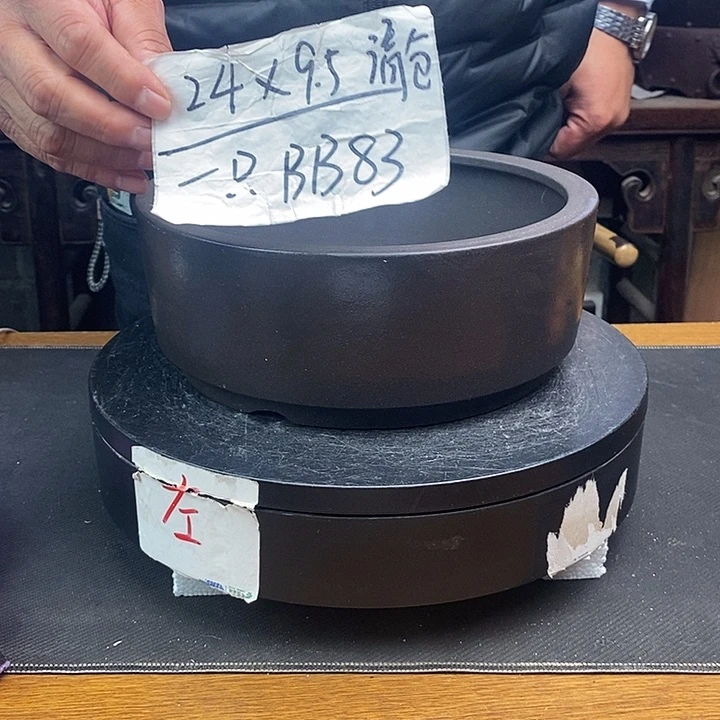 紫砂花盆货号一只BB83