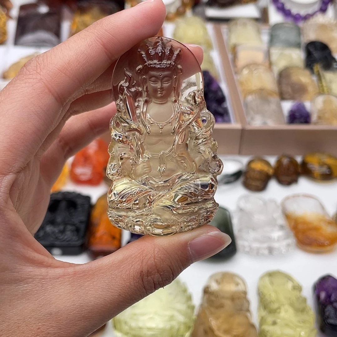 颈饰未镶嵌水晶定制吊坠虚空