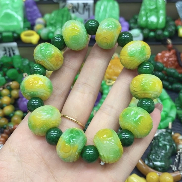 医***术未镶嵌手链翡翠手链27