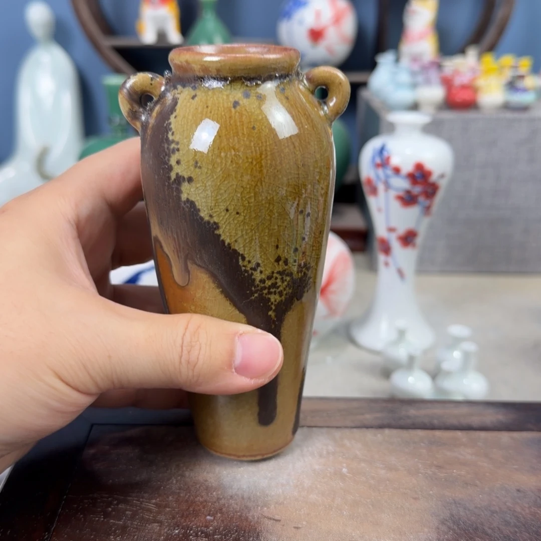 陶瓷手工小花器摆件