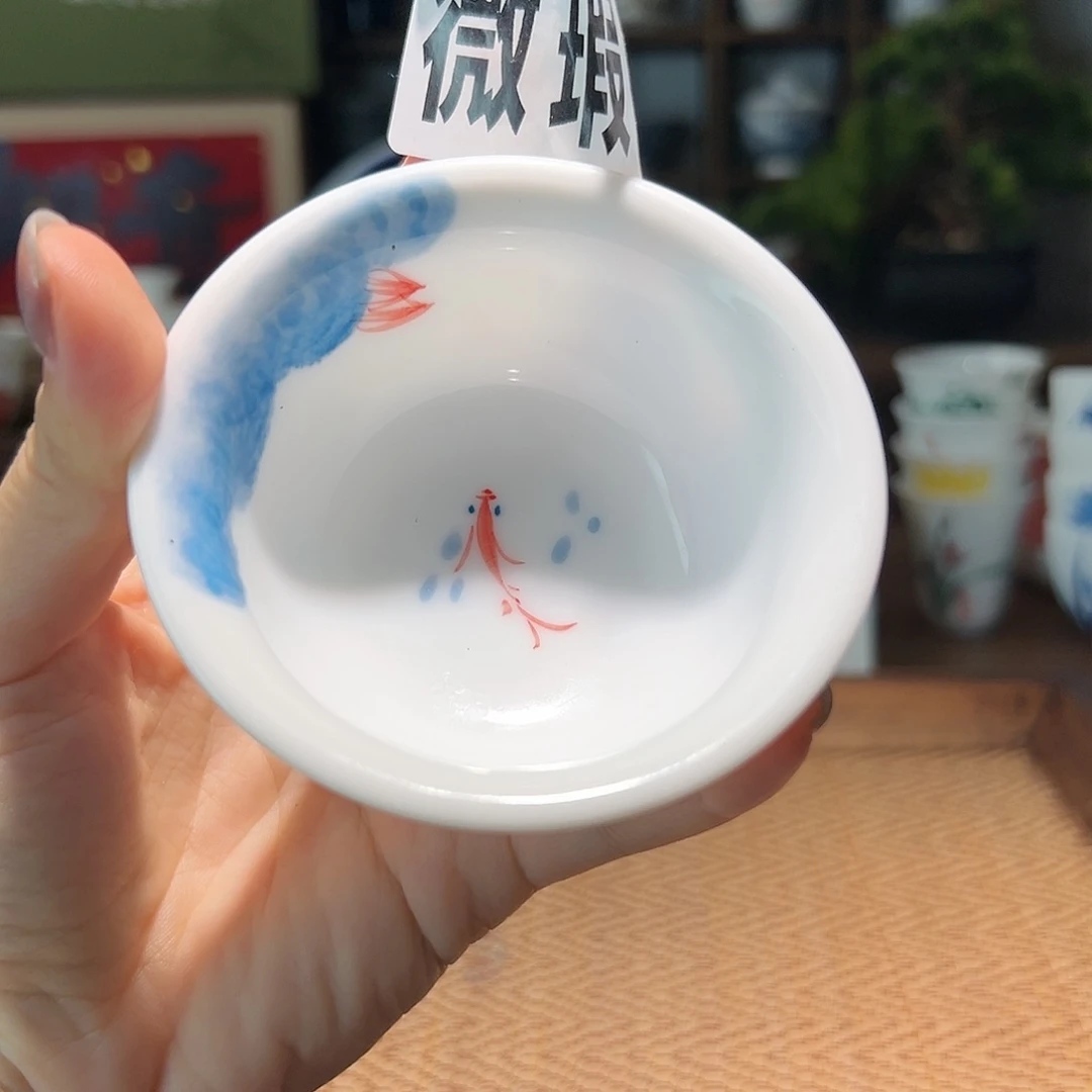 【闪购商品】微瑕 手绘 压手杯