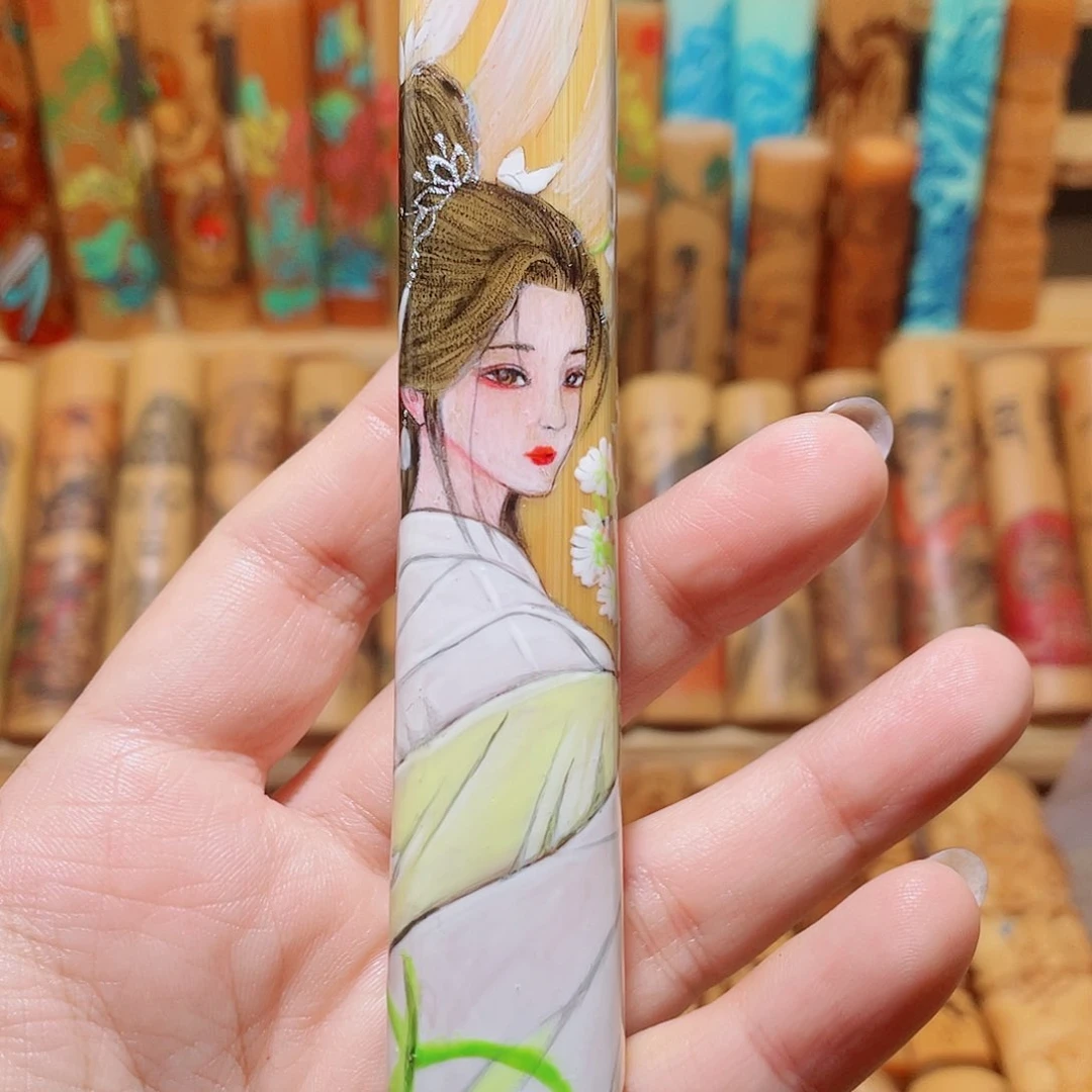 竹古*帝瑕疵料子脸花