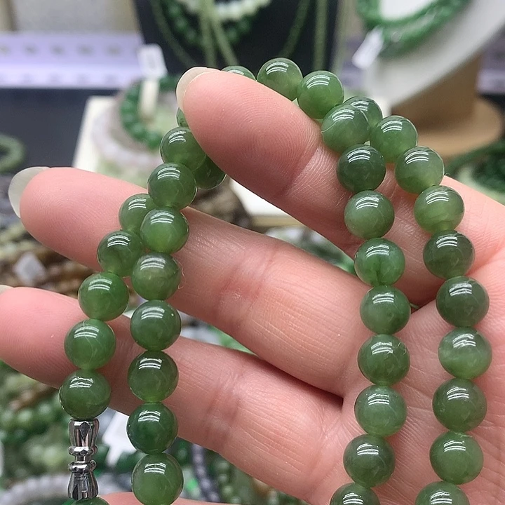 【闪购商品】和田玉手链未镶嵌钟***姐8