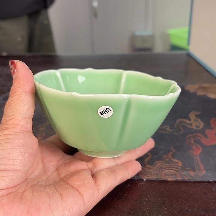 龙泉云间青瓷小米茶器