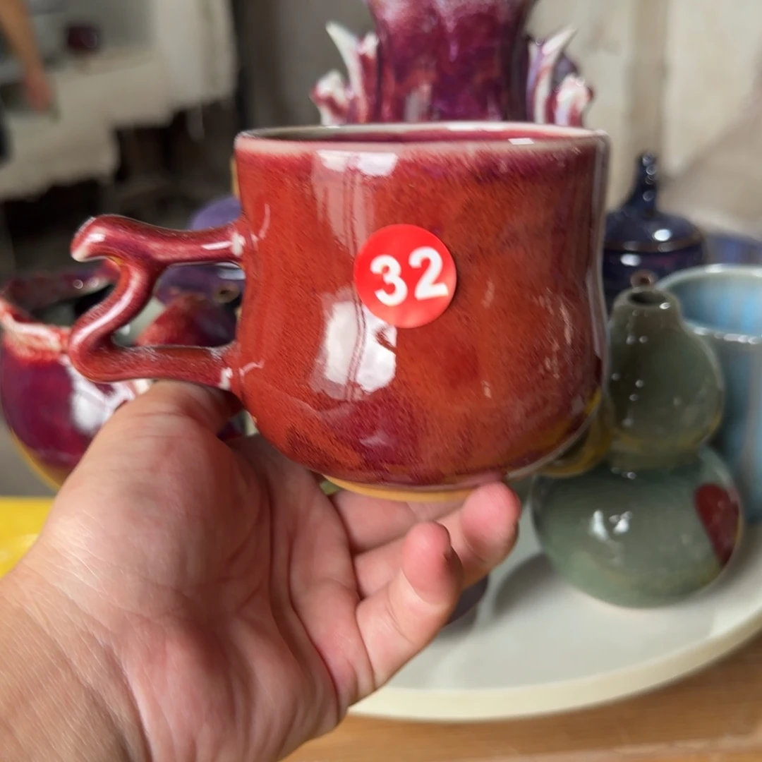 摆件郑家钧窑摆件微