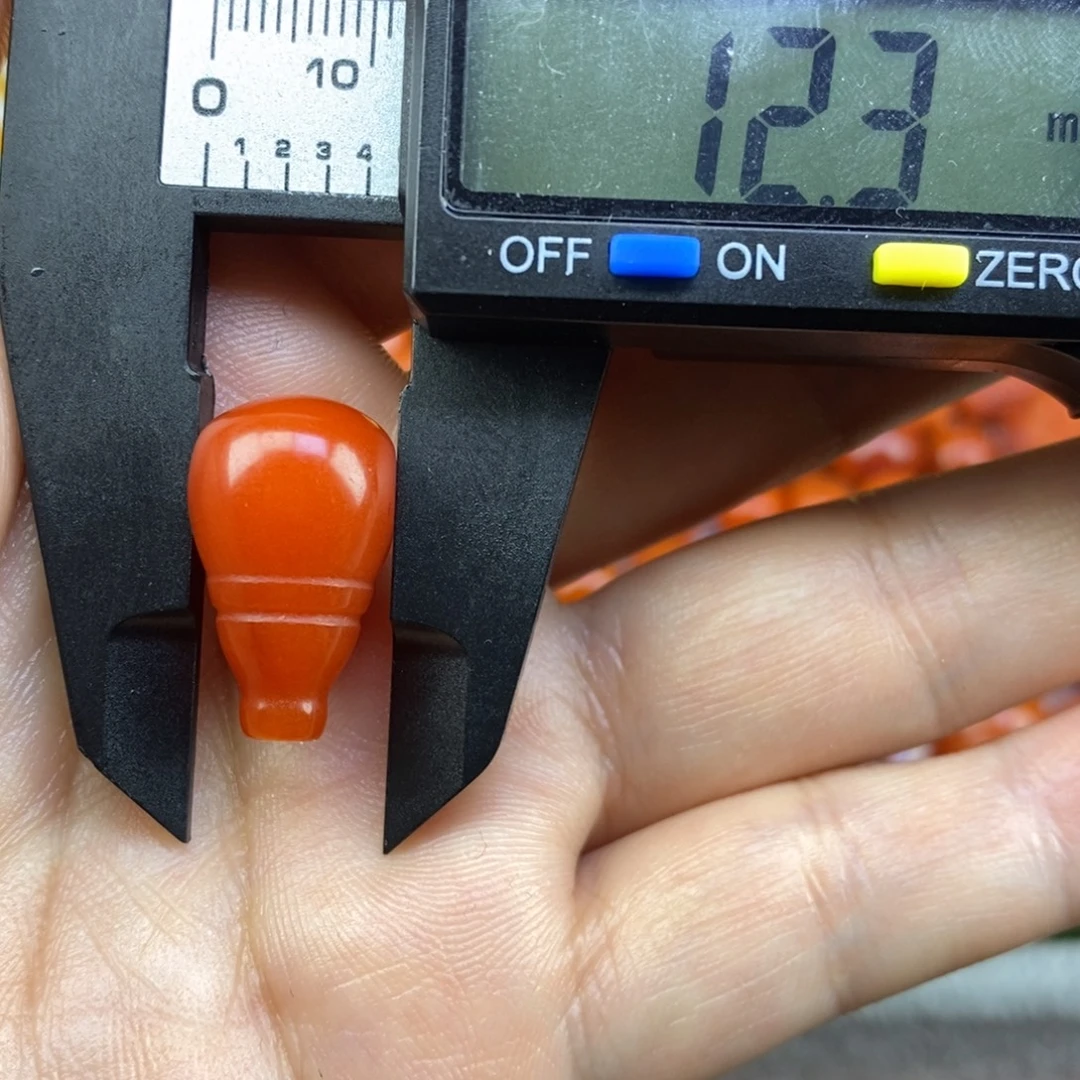 南红玛瑙未镶嵌三通12mm