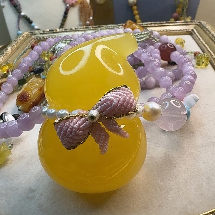 琥珀未镶嵌手链琥珀项链