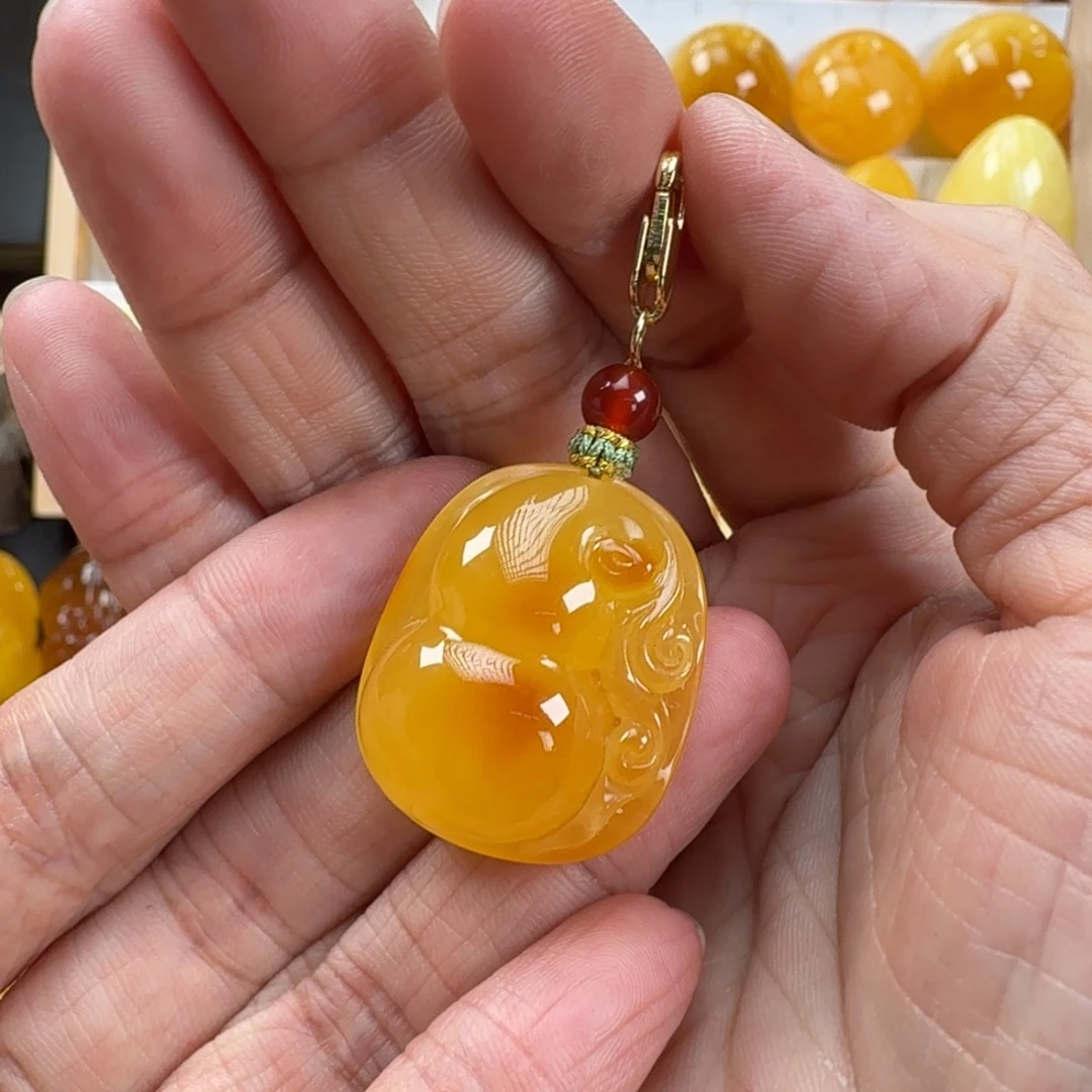 蜜蜡颈饰未镶嵌蜜蜡