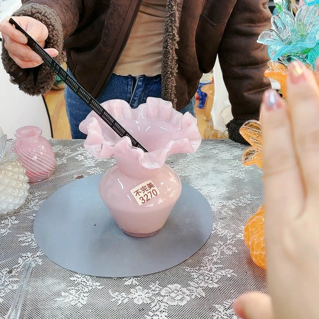 福利不退不换琉璃花瓶艺术品