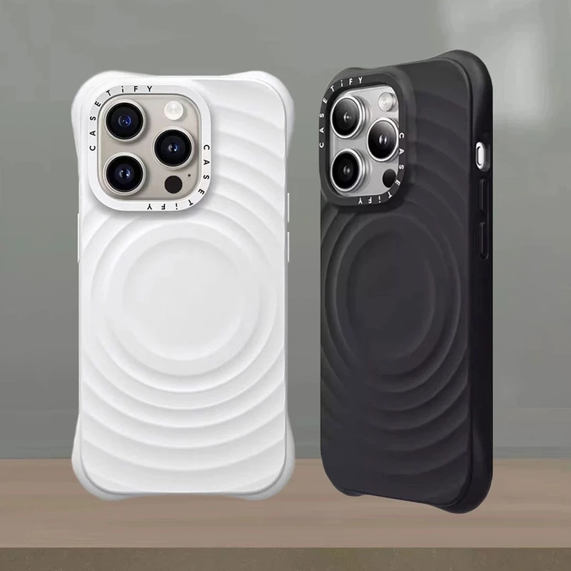 2025新款Casetify波漾壳适用苹果16promax软胶手机壳15Pro磁吸13P
