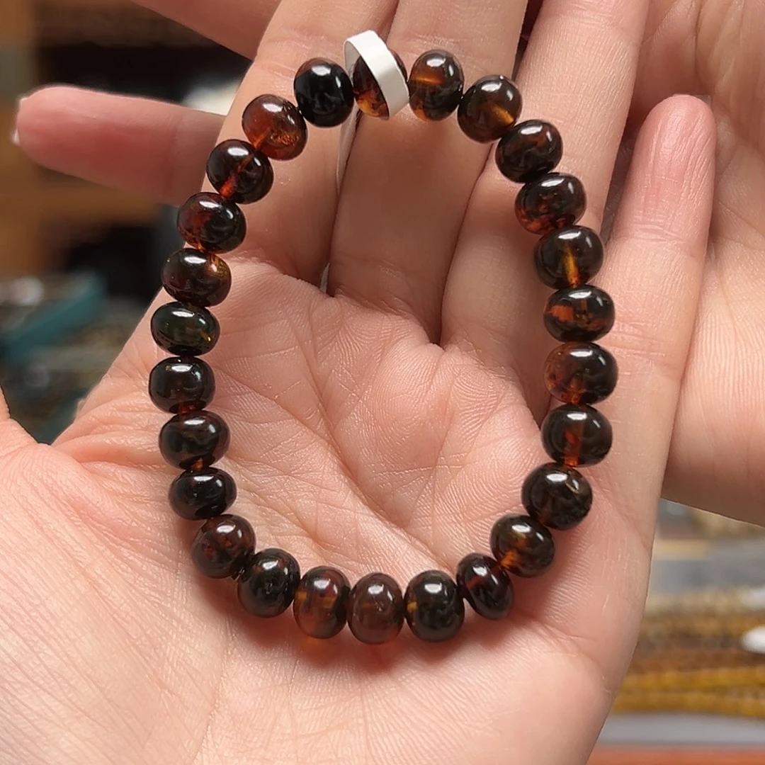 琥珀未镶嵌裸石抚顺琥珀八10218