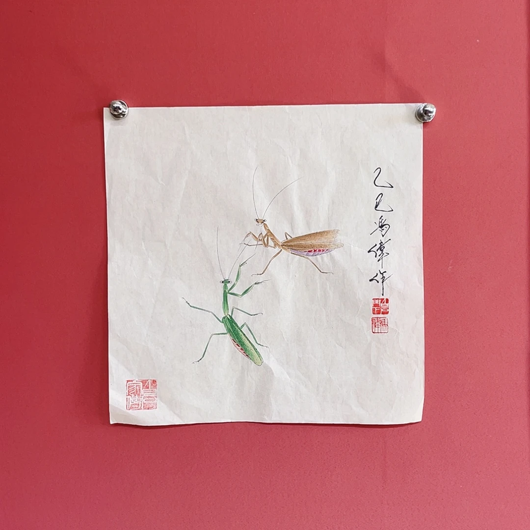国画冯伟老师手绘国画作品音浩