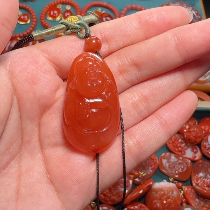 未镶嵌吊坠南红玛瑙