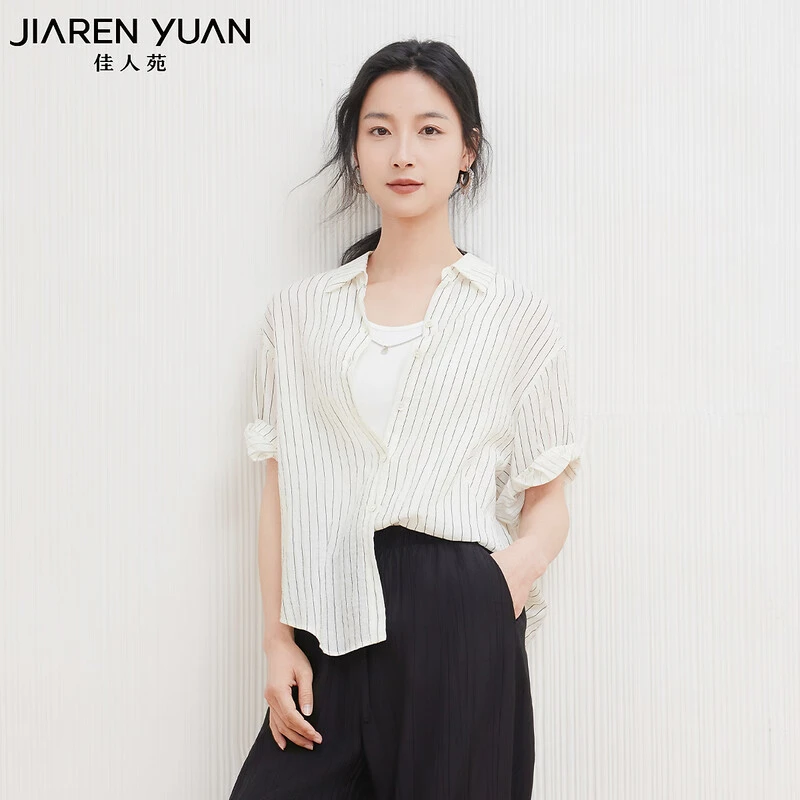 佳人苑衬衫女秋季新款J432481