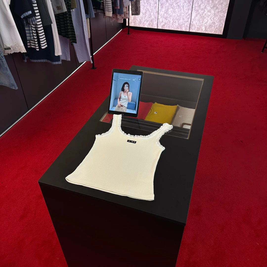 A281【M家】高版本25n夏季新款无袖花边领吊带背心打底短款时尚百搭