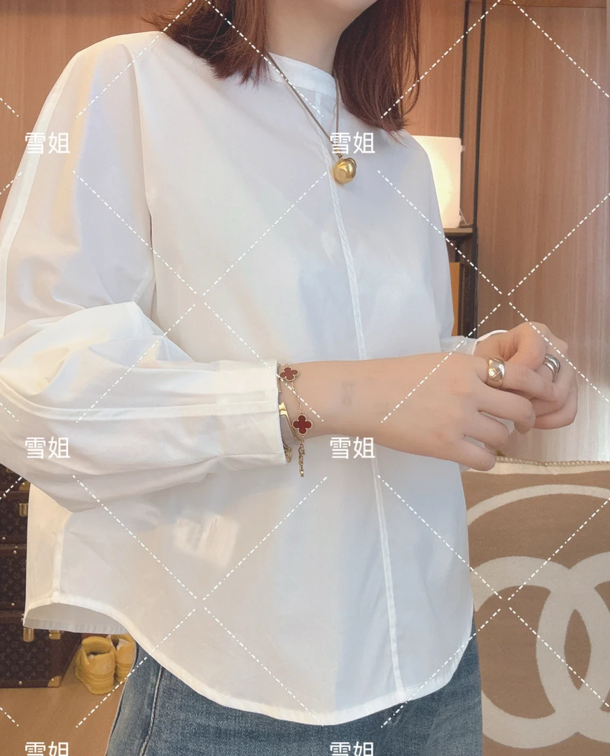 雪姐服饰「圆满衬衫」长袖衬衫秋季新款休闲宽松显瘦衬衣设计感上衣