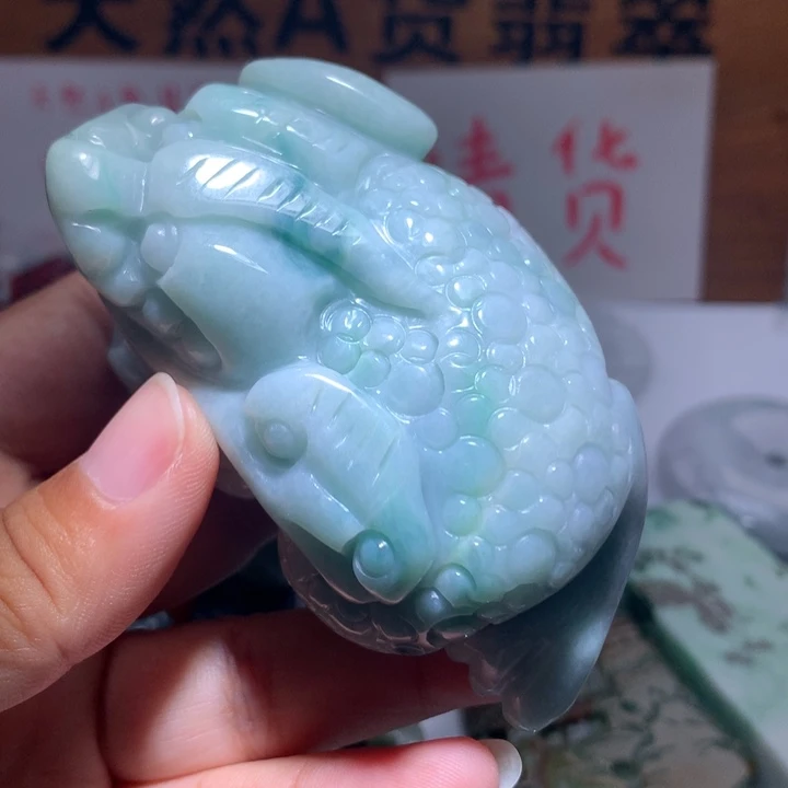 翡翠未镶嵌颈饰保真天然A货翡翠