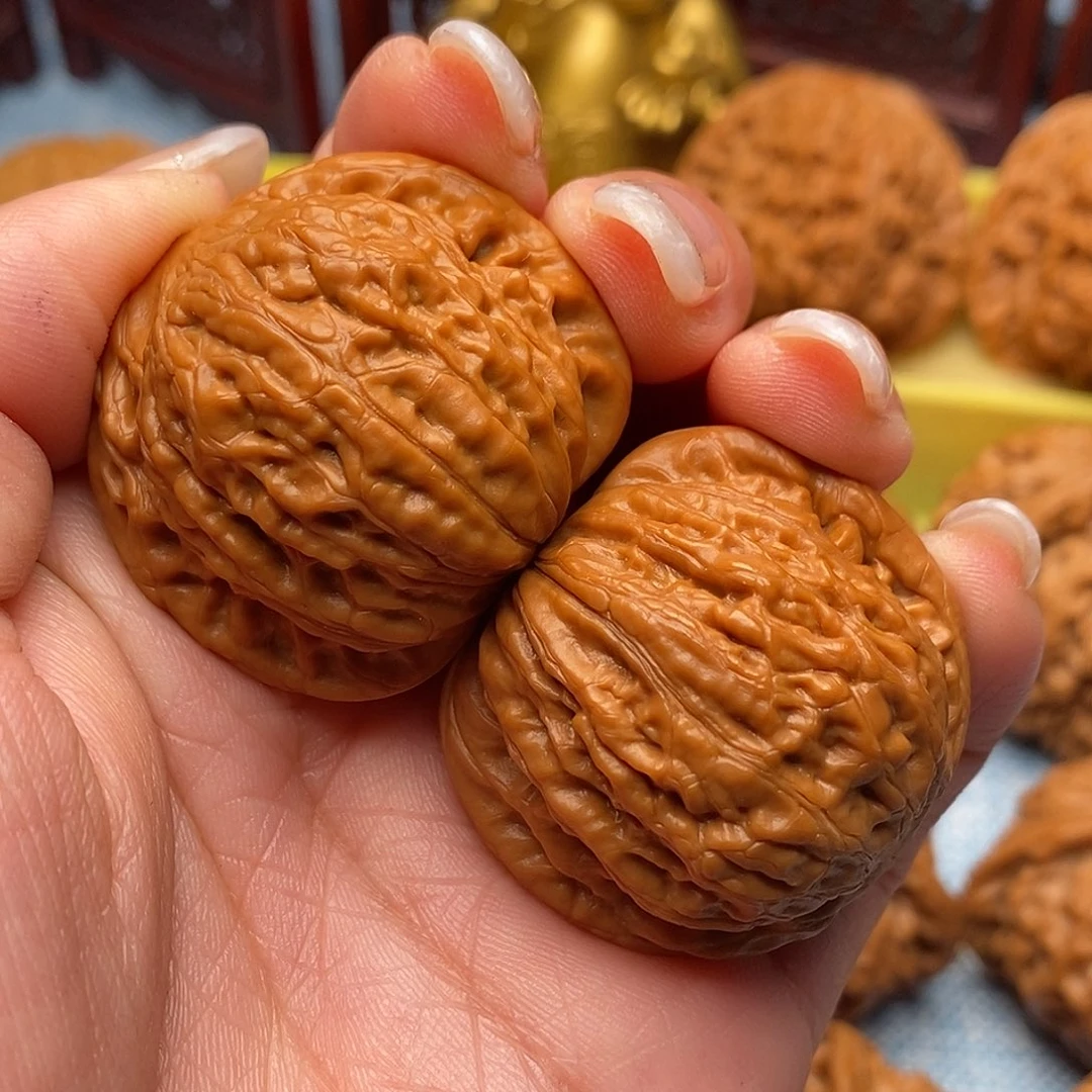 文玩核桃把件毕业铁锤37全品