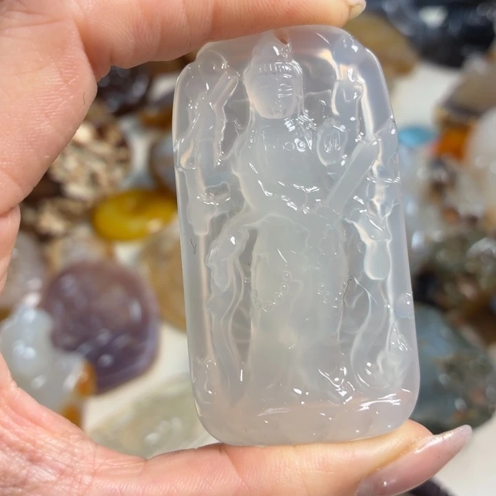 玛瑙/玉髓未镶嵌吊坠(不含链)