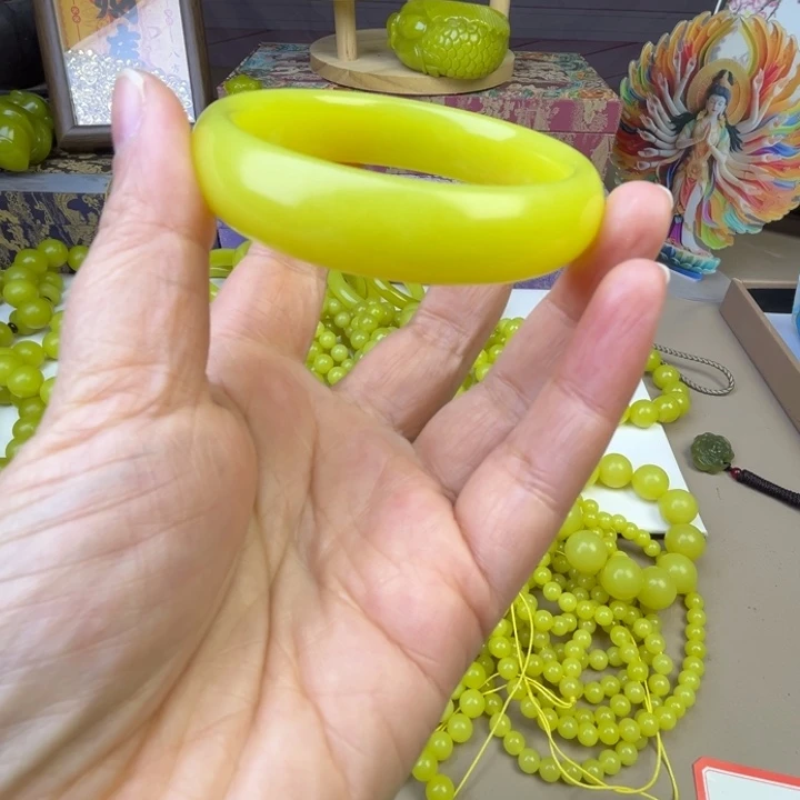 淡***5新疆若羌黄口手镯