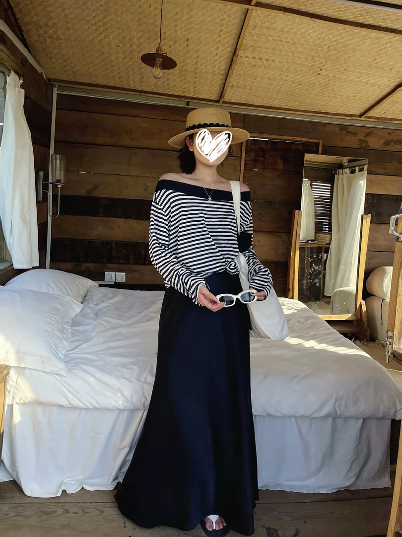 01517  韩系斜肩防晒长袖T恤 6-22