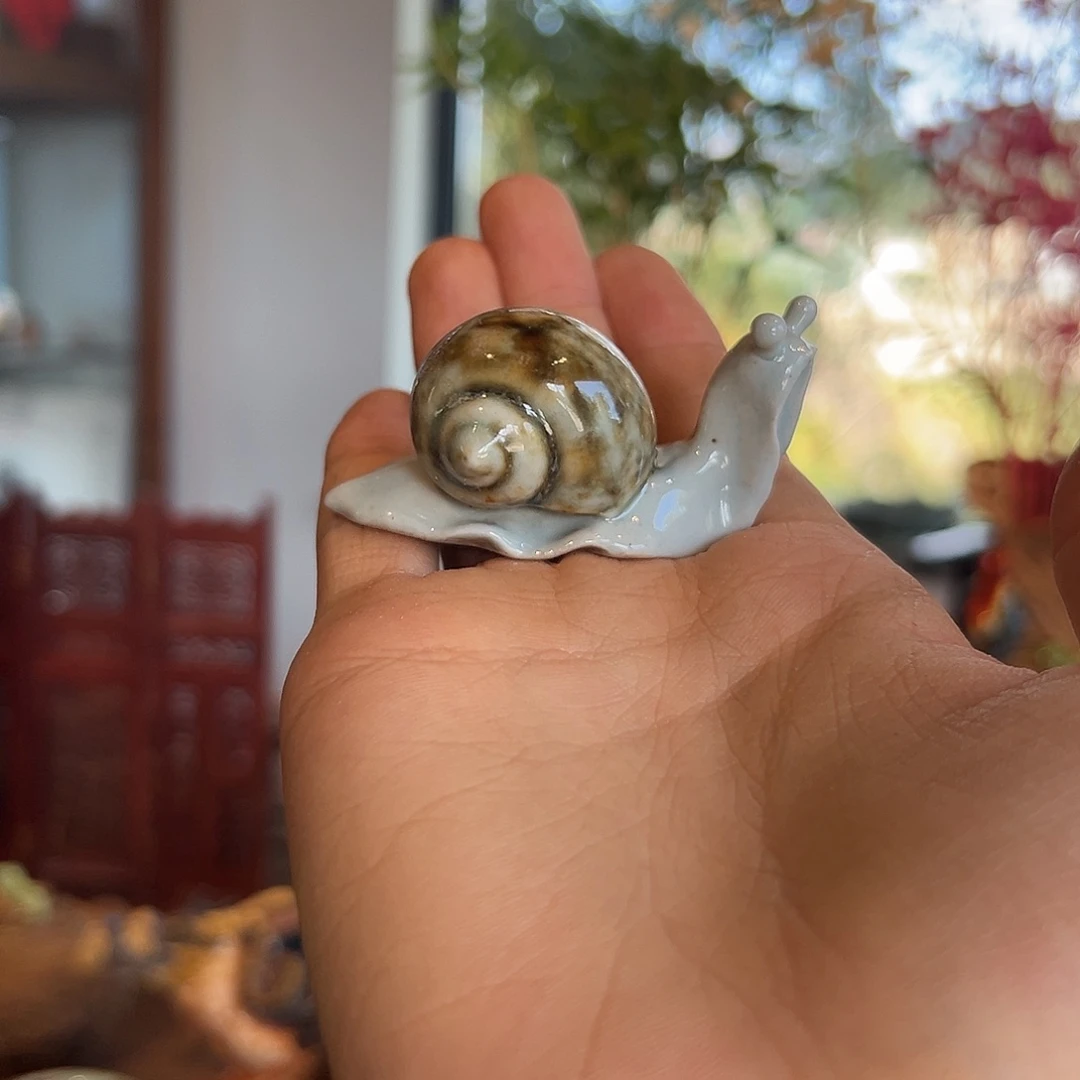 蜗牛陶瓷作品一物一件