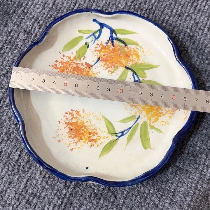 景德镇陶瓷手绘手捏碟子