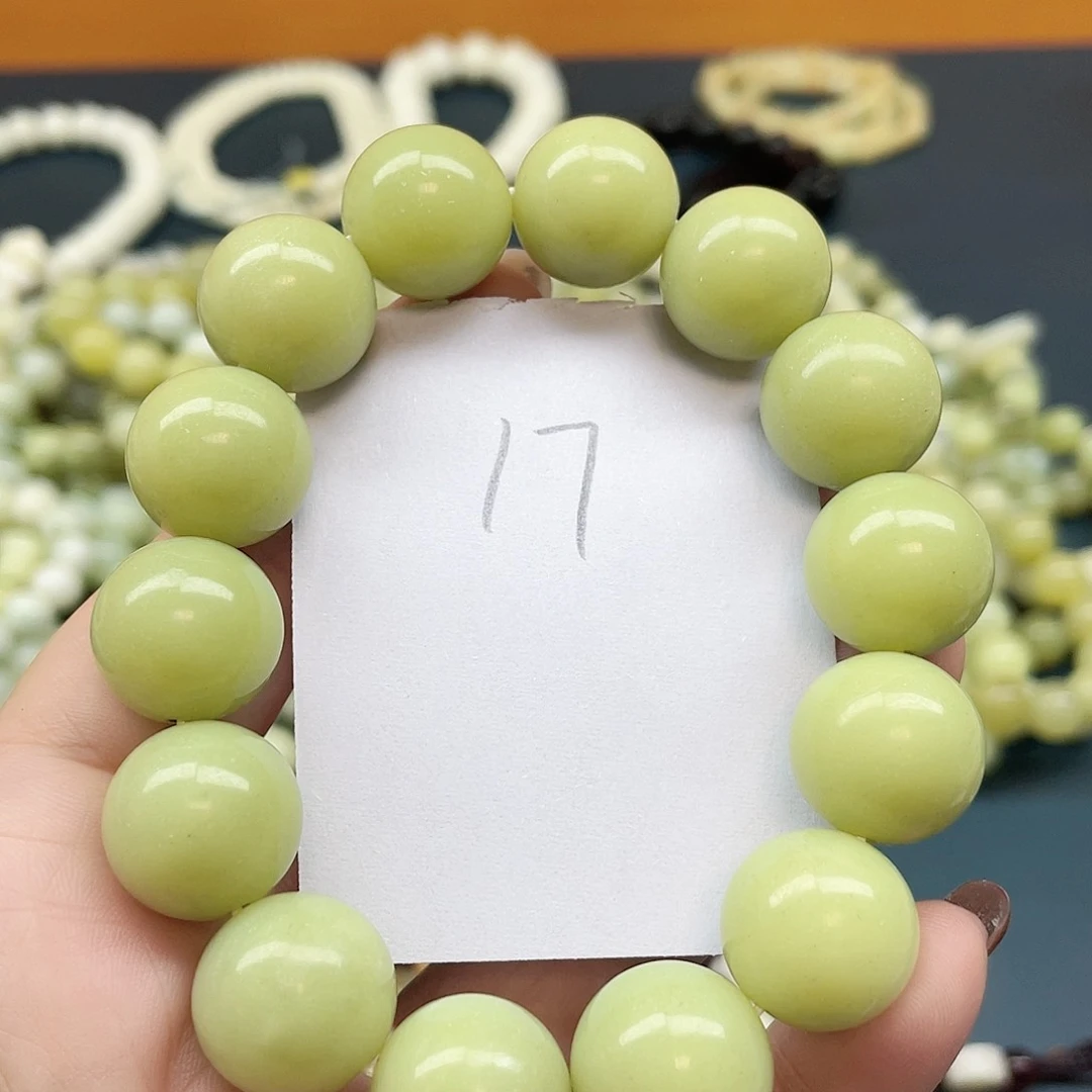 未镶嵌蛇纹石玉手串