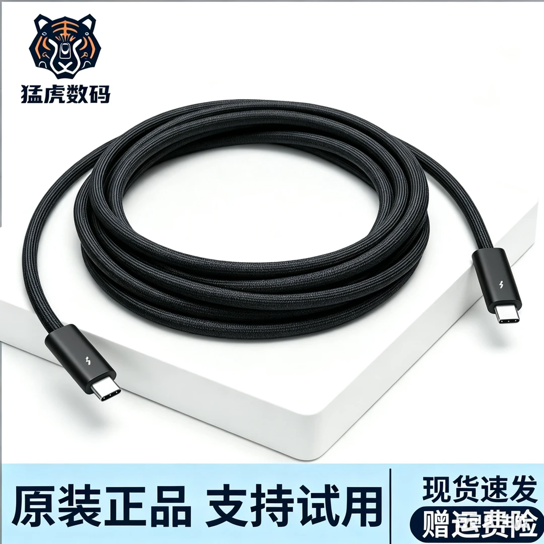 准新品 Apple/苹果 苹果原装雷电4pro 双C编织线