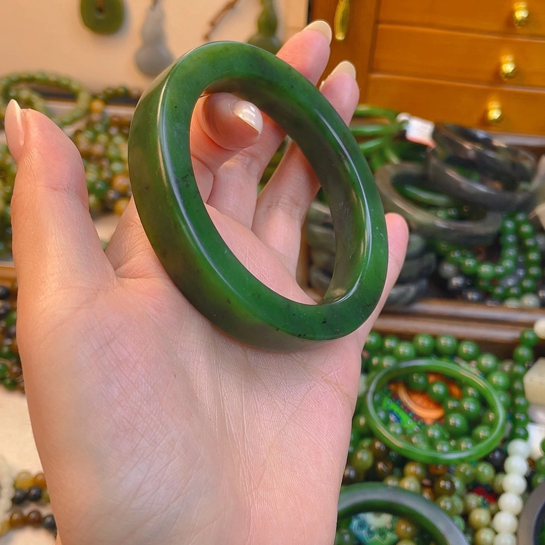 和田玉未镶嵌手链60