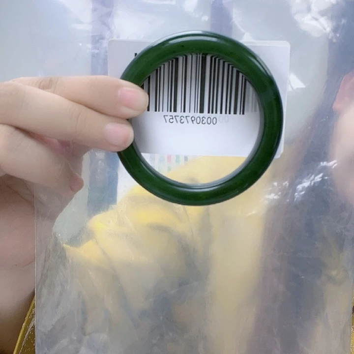 和田玉未镶嵌手镯5657微瑕