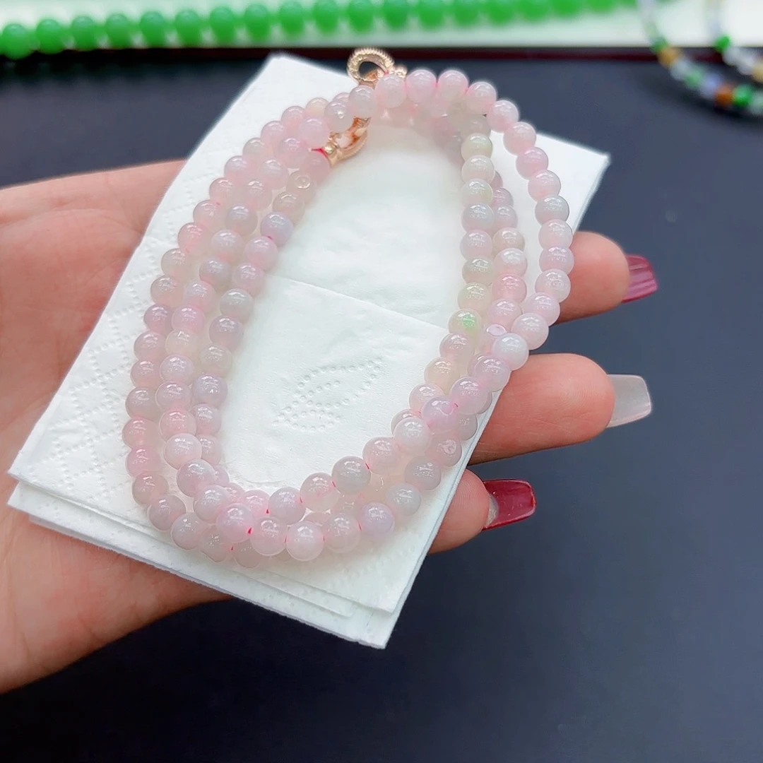 翡翠颈饰未镶嵌毛衣链