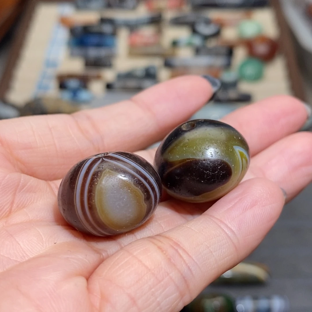 用***2玛瑙/玉髓合金手链