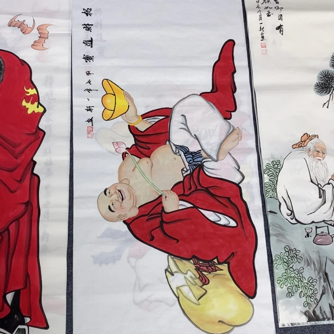 国画尺寸100✖️50三尺手绘画画画