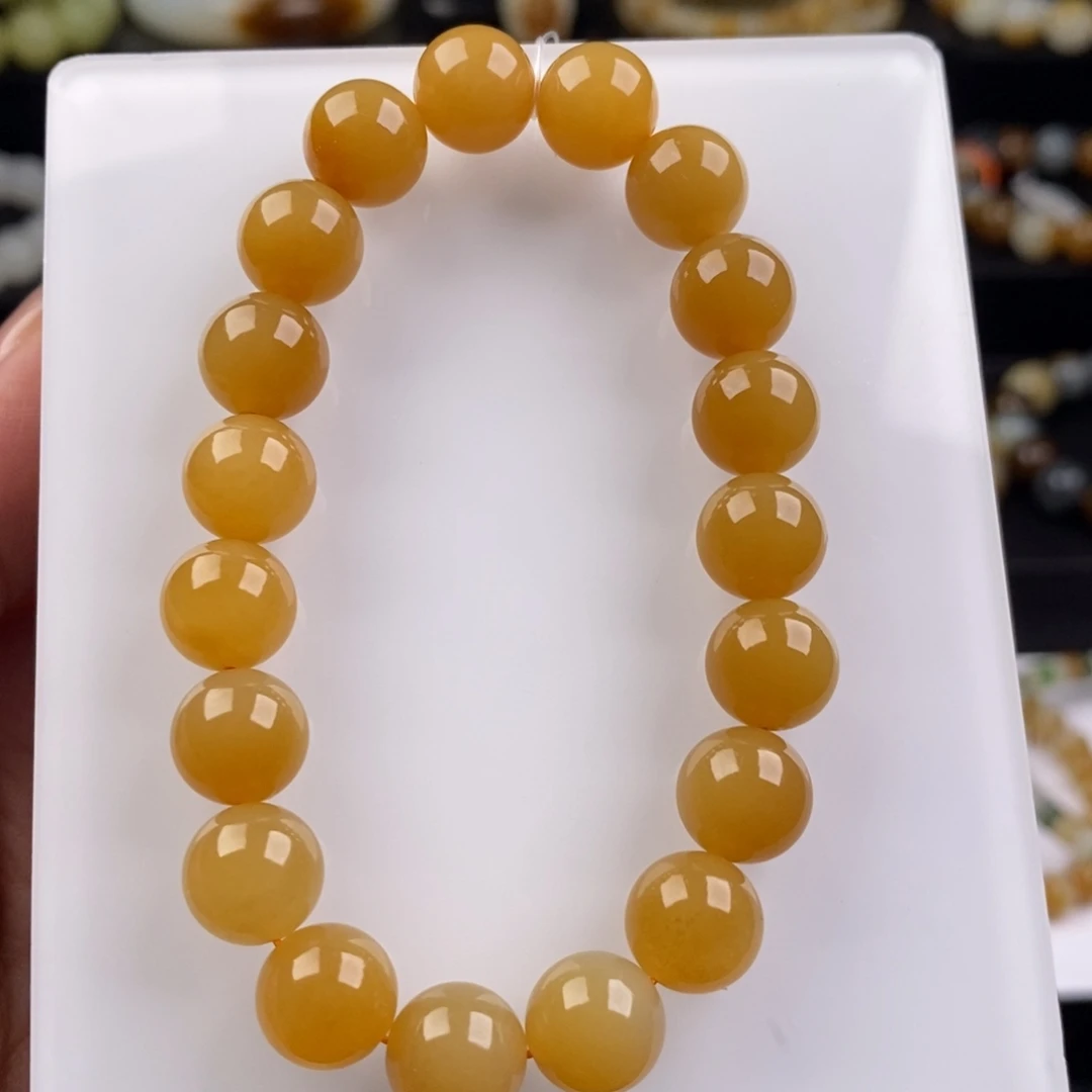 和田玉手串未镶嵌