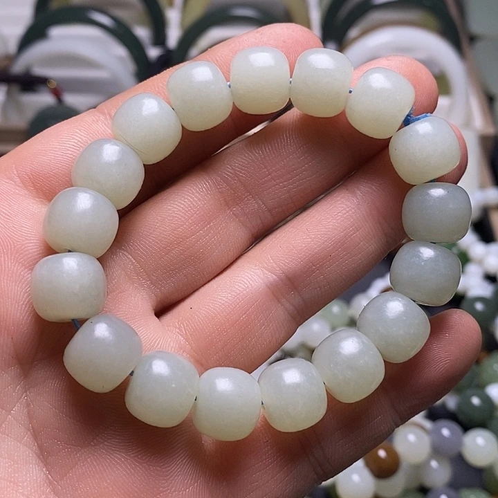 手链未镶嵌和田玉（糖玉）