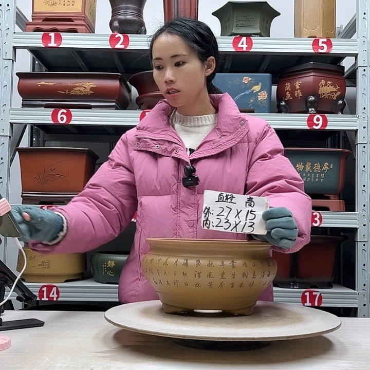紫砂花盆紫砂花盆