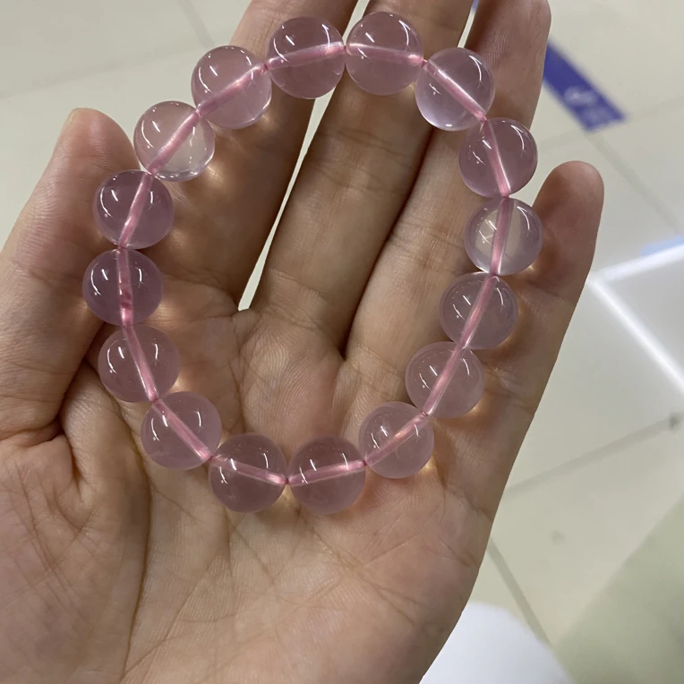 天然粉水晶#甜甜蜜蜜#时尚百搭