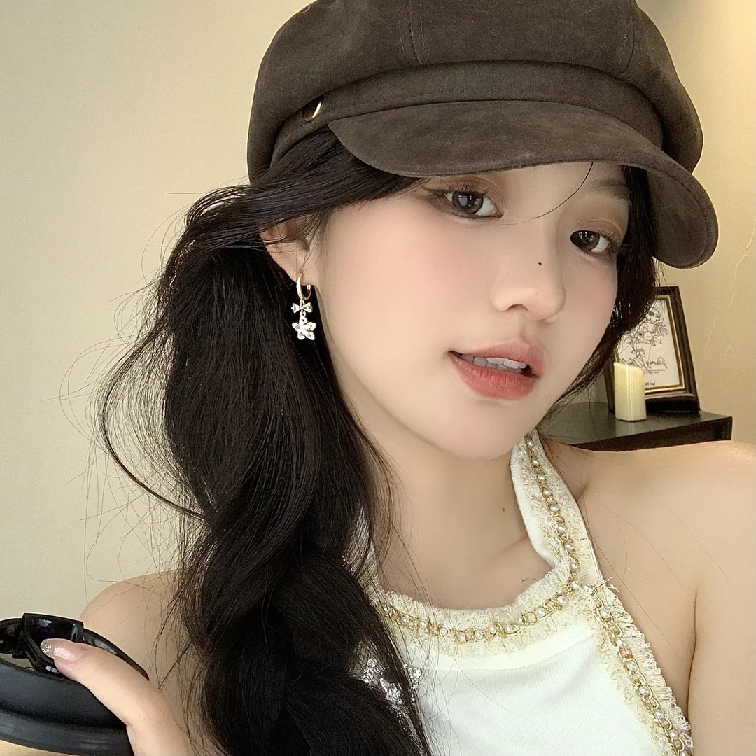 FULL GIRLISH耳环00643轻奢蝴蝶结星星耳环