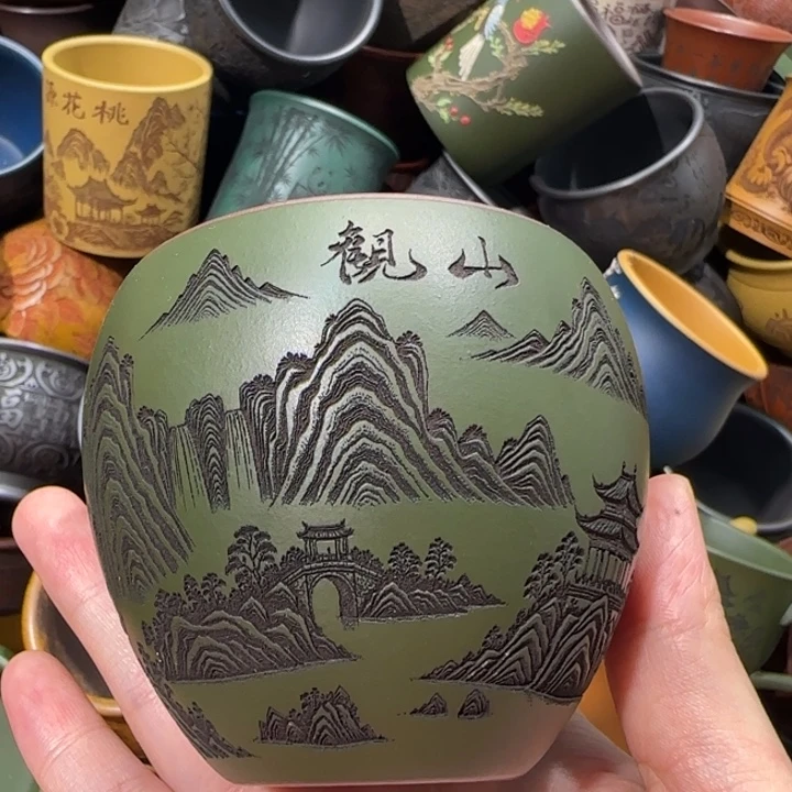 茶杯紫砂全手工紫砂