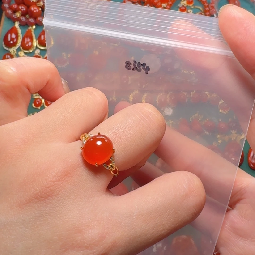 南红玛瑙南红 银S925镶嵌我****9