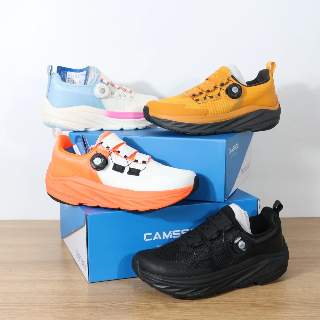 6759  纽扣宽楦高弹舒适户外运动休闲越野跑步鞋情侣男女